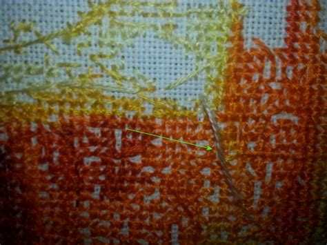 Pin Stitch or Pinhead Stitch Start .
